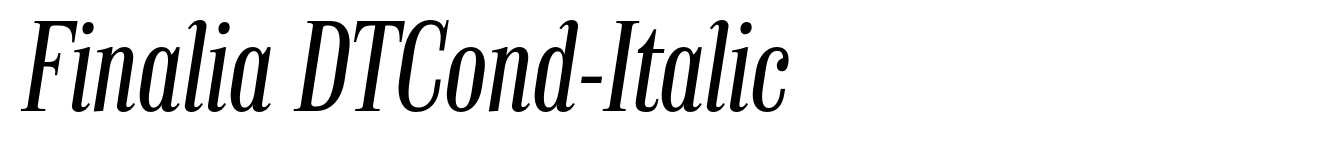 Finalia DTCond-Italic